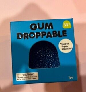 J'adore Viral Gum Droppable Super Duper Squishy Squeeze Toy BLUE